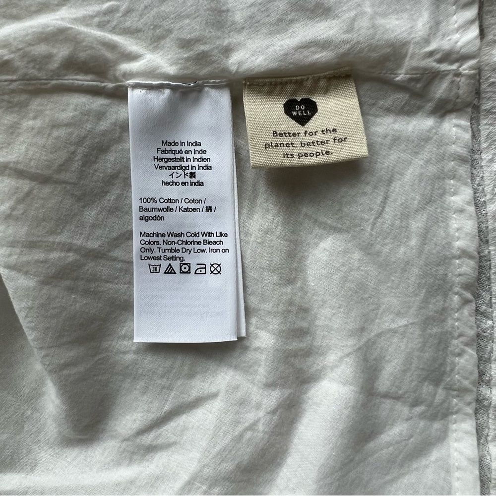 Madewell Ruffle-Sleeve Wrap Mini Dress in White, Size Small - Picture 9 of 10